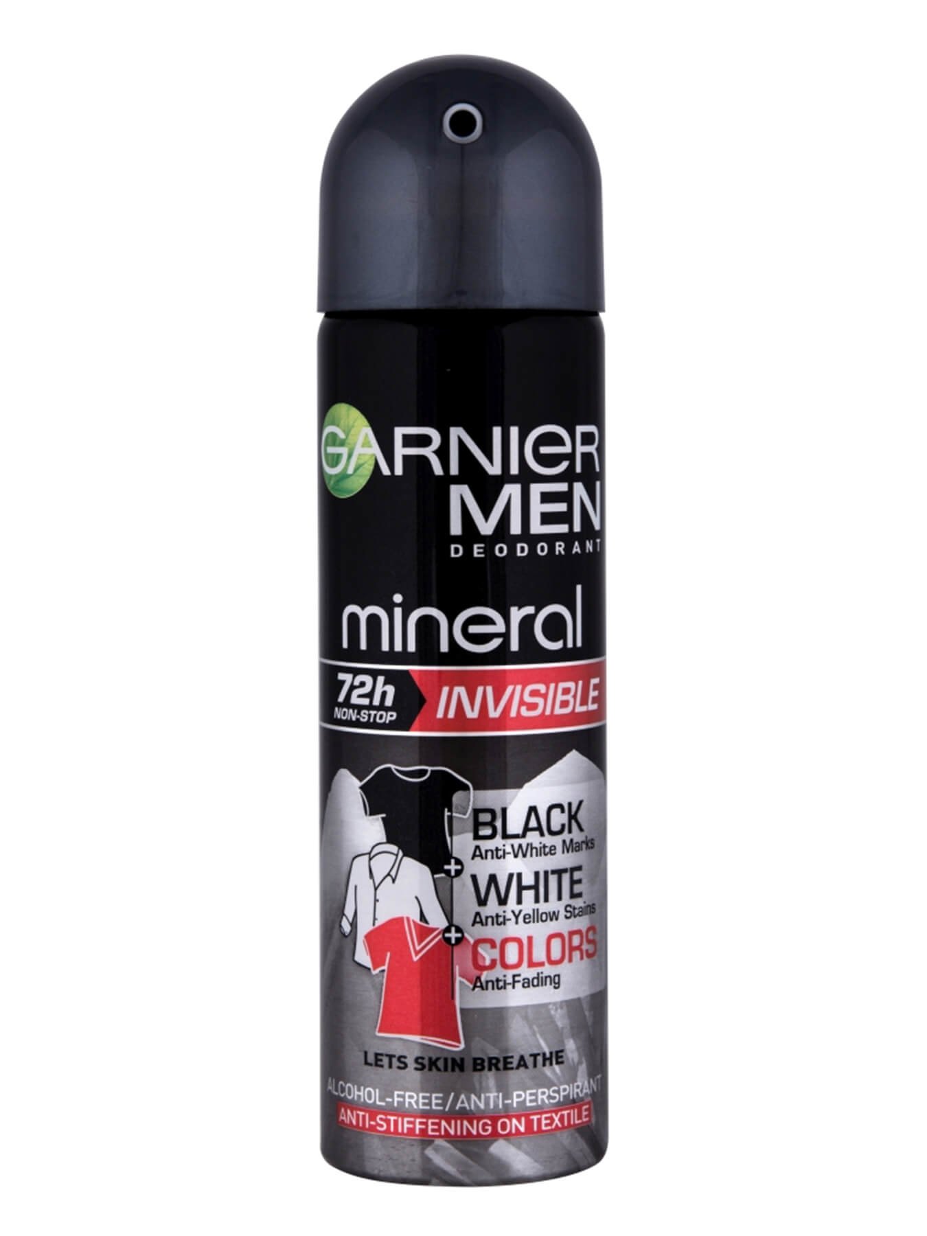 Garnier Mineral Deo Men Invisi Black, White&Colors Спрей